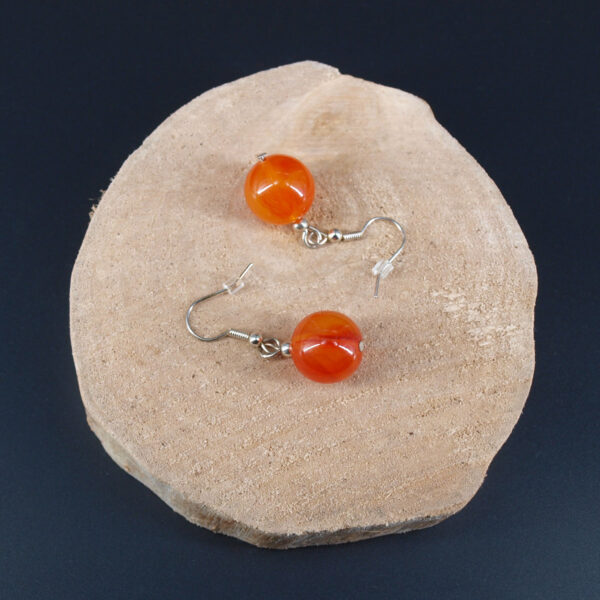 Boucles d'oreilles ambre AB-3