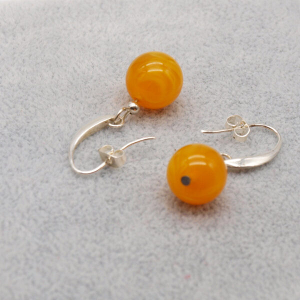 Boucles d'oreilles ambre AB-1