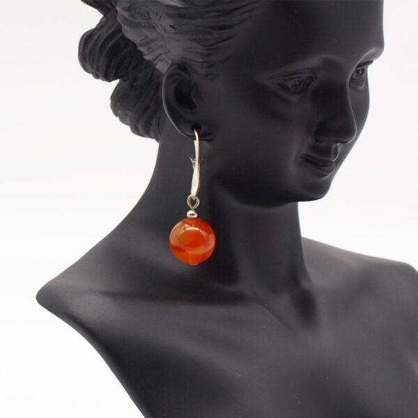 Boucles d'oreilles ambre AB-3