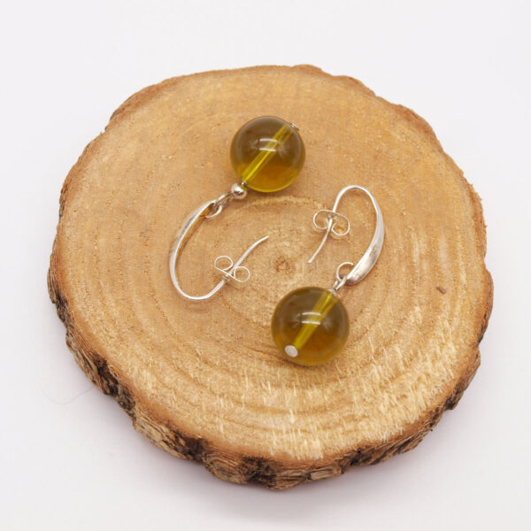 Boucles d'oreilles ambre AB-4