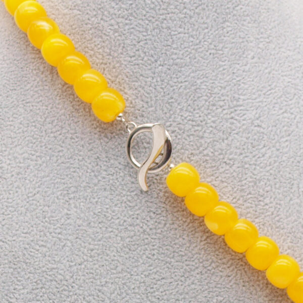 Collier ambre jaune AB-06