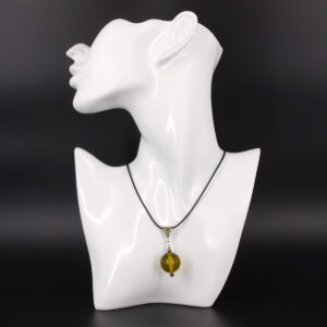 Collier ambre verte AC-003