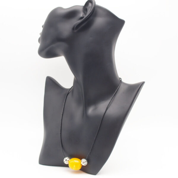 Collier ambre jaune AC-04