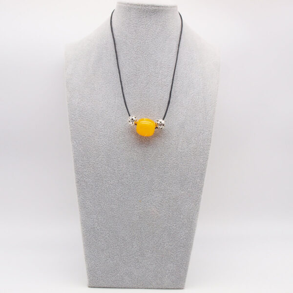 Collier ambre jaune AC-04