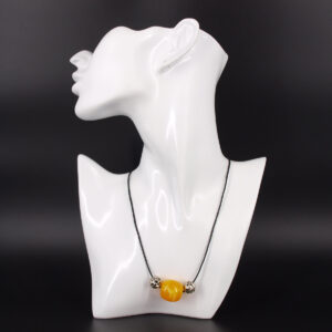 Collier ambre jaune AC-04