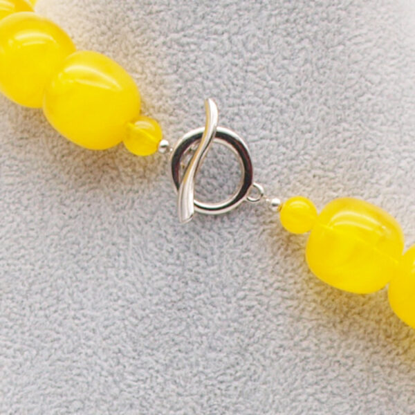 Collier ambre jaune AC-08