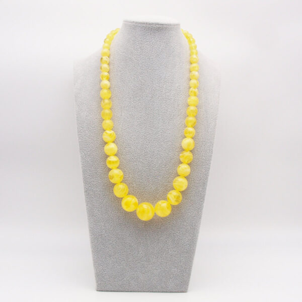 Collier ambre jaune AC-10