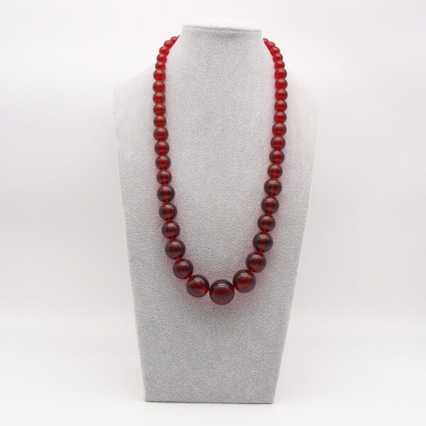 Collier ambre rouge AC-12