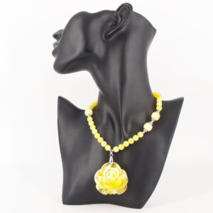 Collier ambre jaune AC-17