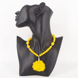 Collier ambre jaune AC-16