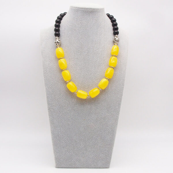 Collier ambre jaune AC-17
