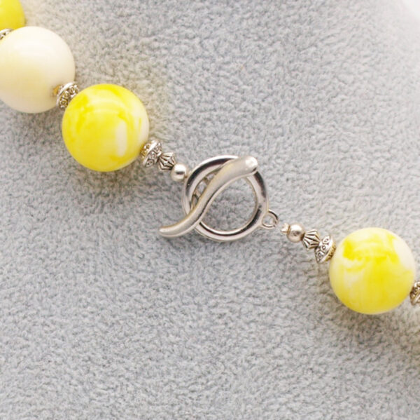 Collier ambre jaune AC-19