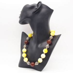Collier ambre jaune AC-19