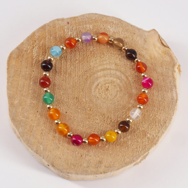 Bracelet agate AG-222