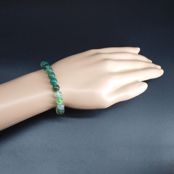 Bracelet agate verte AG-224