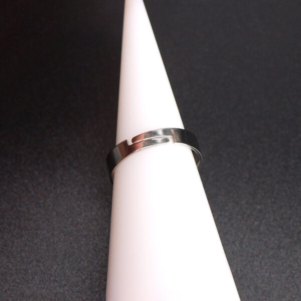 Bague agate jaune et acier inoxydable AG-403
