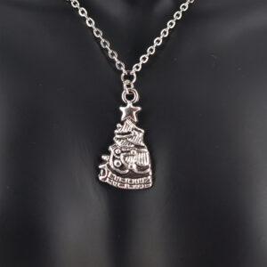Collier acier inoxydable sapin AI-103