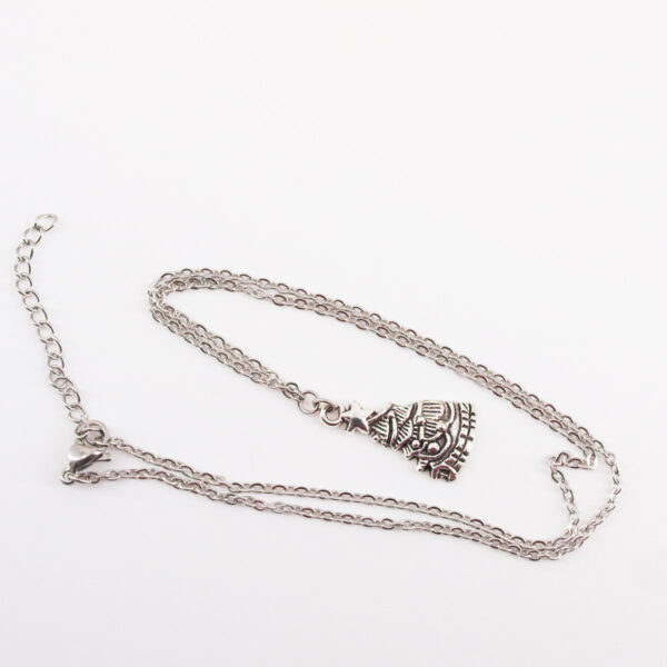 Collier acier inoxydable sapin AI-103