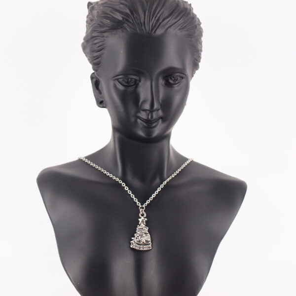 Collier acier inoxydable sapin AI-103
