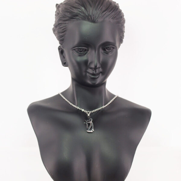 Collier acier inoxydable chat AI-107