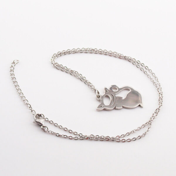Collier acier inoxydable chat AI-109