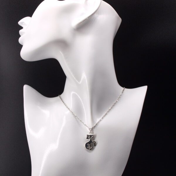 Collier acier inoxydable chat AI-111