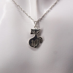 Collier acier inoxydable chat AI-111
