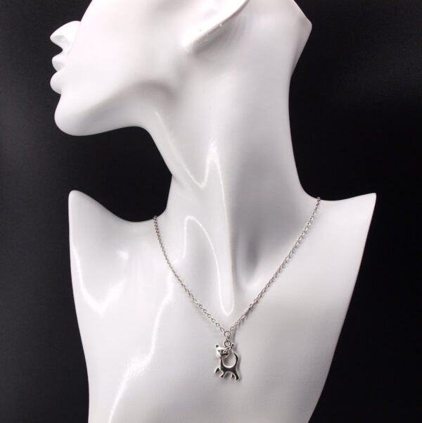 Collier acier inoxydable chat AI-118