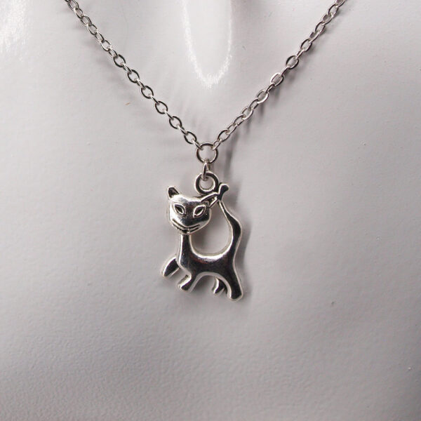 Collier acier inoxydable chat AI-118