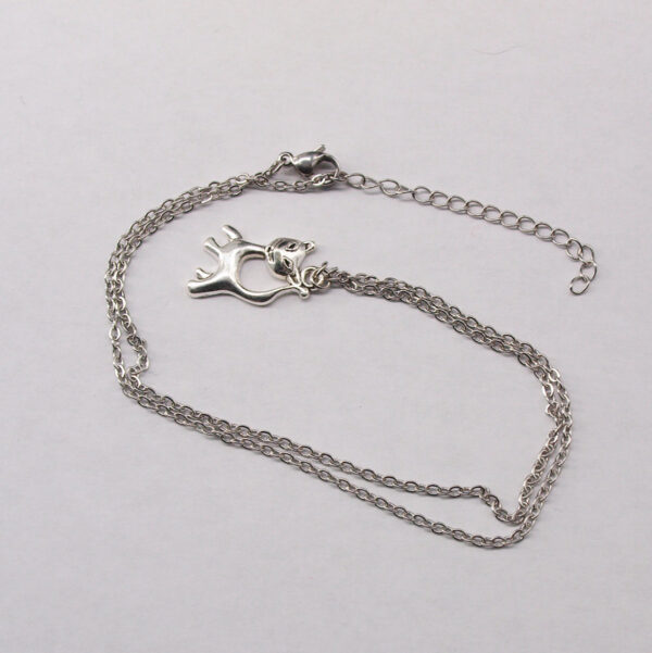 Collier acier inoxydable chat AI-118