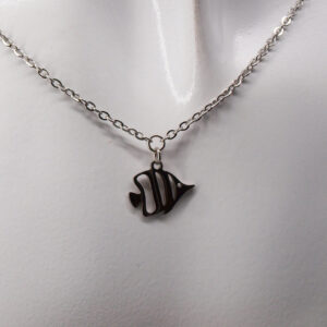 Collier acier inoxydable poisson AI-119