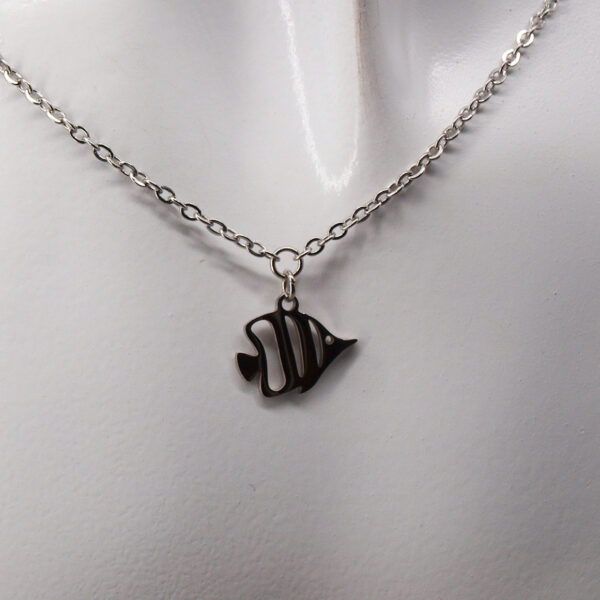 Collier acier inoxydable poisson AI-119