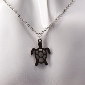 Collier acier inoxydable tortue AI-122