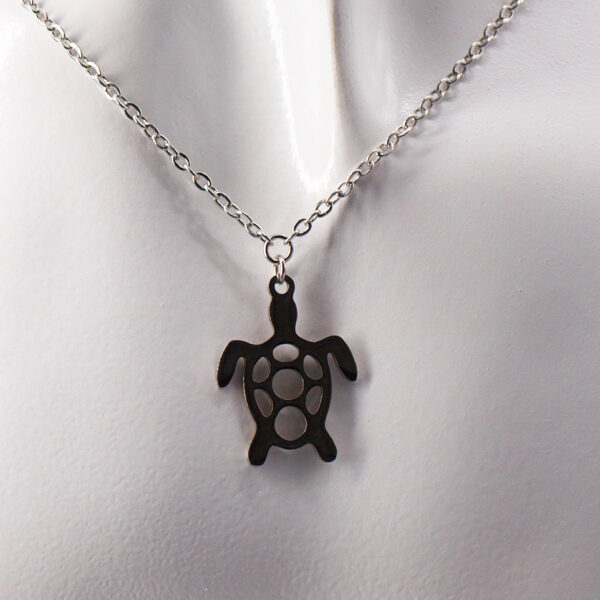 Collier acier inoxydable tortue AI-122