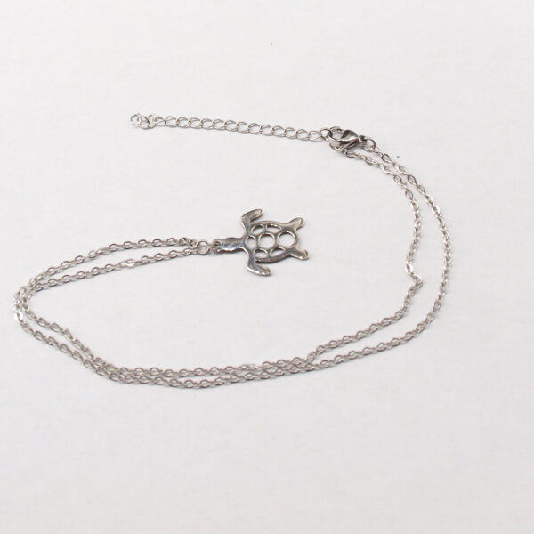 Collier acier inoxydable tortue AI-122