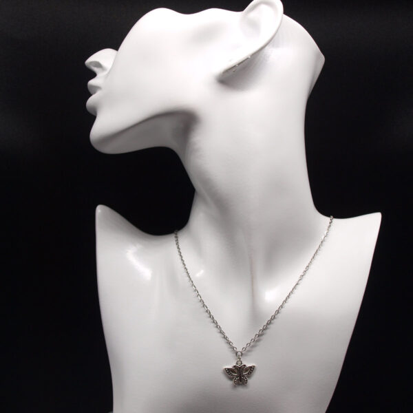 Collier acier inoxydable papillon AI-135