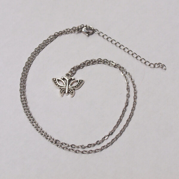 Collier acier inoxydable papillon AI-135