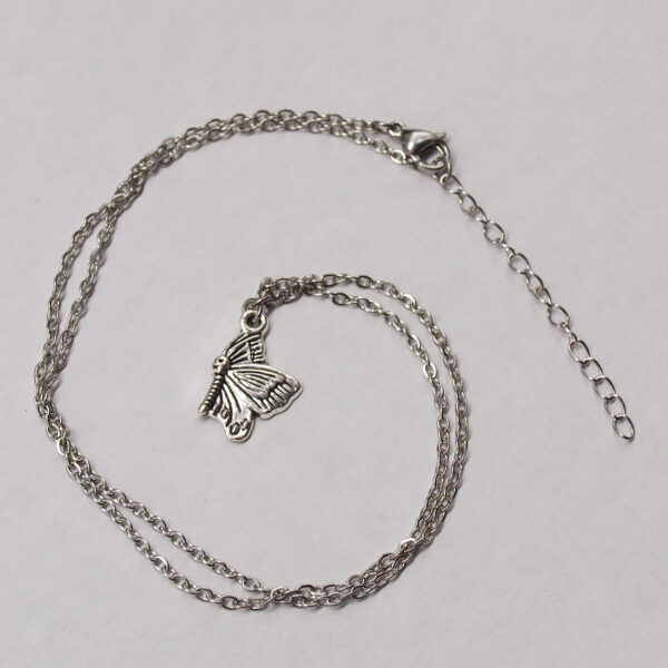 Collier acier inoxydable papillon AI-136