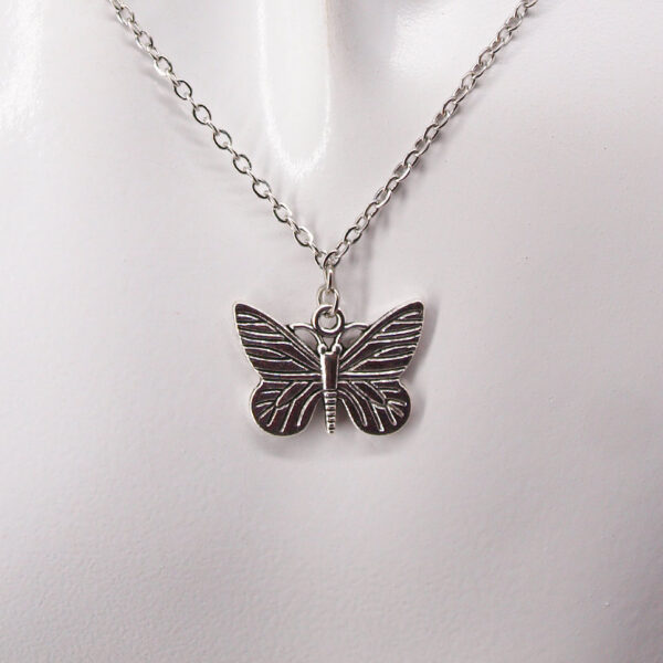 Collier acier inoxydable papillon AI-137