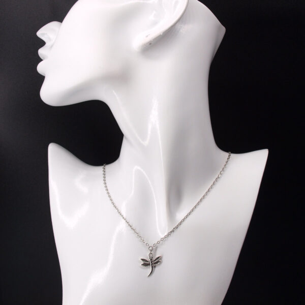 Collier acier inoxydable libellule AI-139