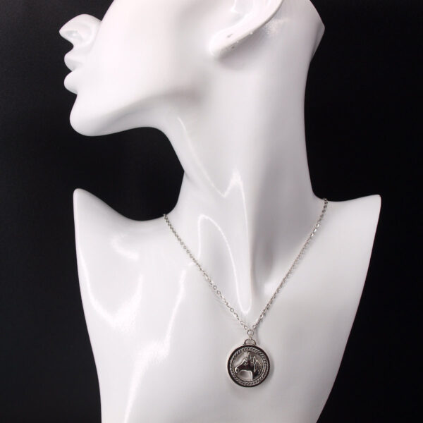 Collier acier inoxydable cheval AI-144