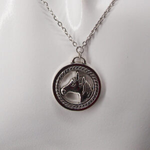 Collier acier inoxydable cheval AI-144