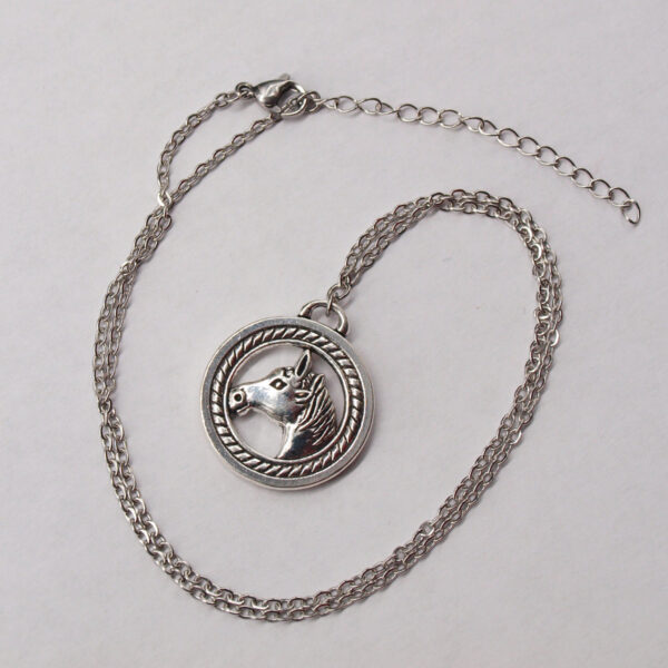 Collier acier inoxydable cheval AI-144
