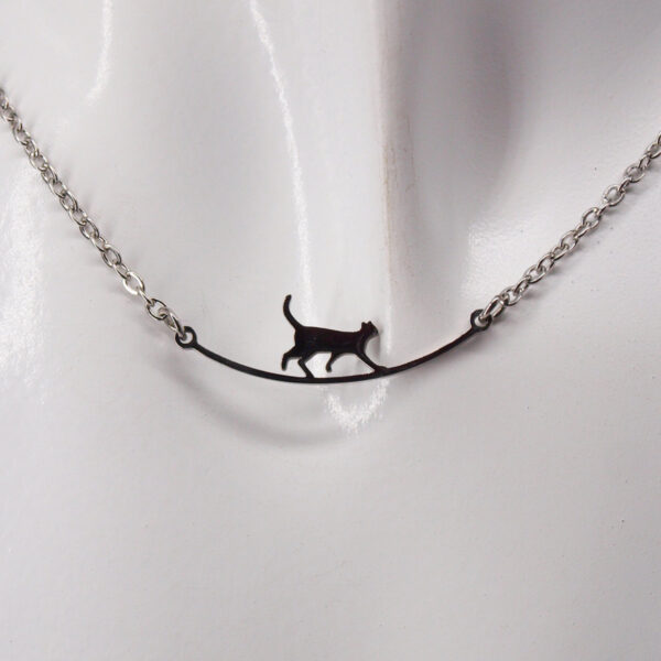 Collier acier inoxydable chat AI-151