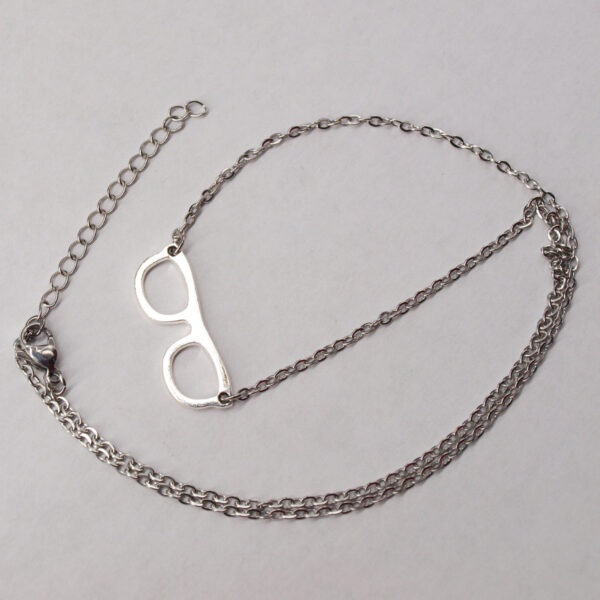 Collier acier inoxydable lunette AI-153