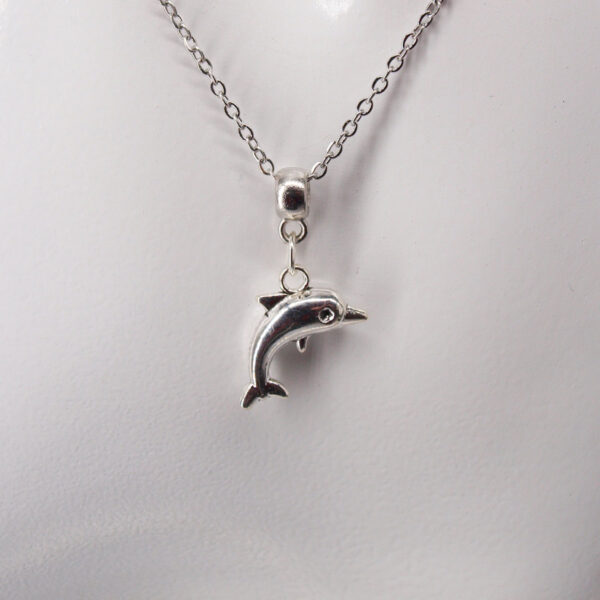 Collier acier inoxydable dauphin AI-155