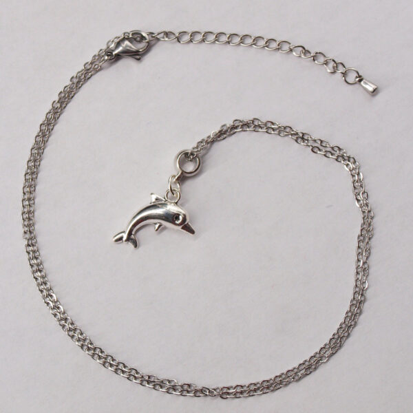 Collier acier inoxydable dauphin AI-155