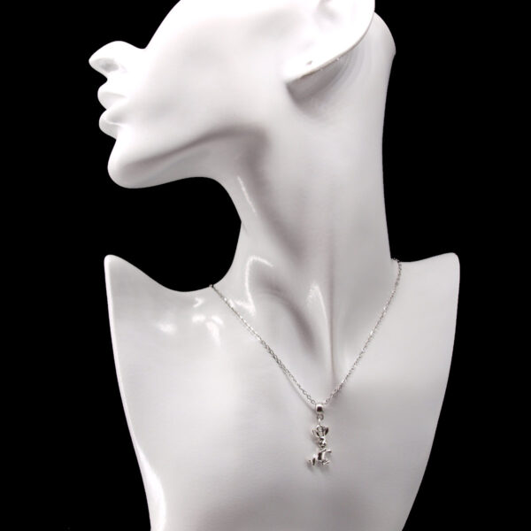 Collier acier inoxydable lapin AI-162