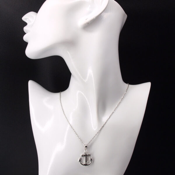 Collier acier inoxydable ancre AI-164