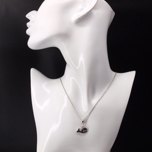 Collier acier inoxydable baleine AI-166